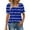 #Floral print_18 Blue, variant on Daisy Print T-Shirts for Womens V Neck Tee Short Sleeve Tops Loose Fit Tunic Blouses Summer Basic Boho Dressy Cute Tops 2025