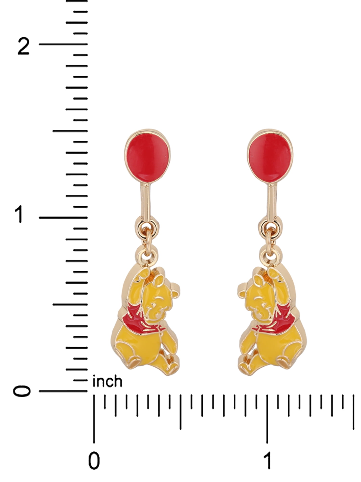 Disney Winnie the Pooh Character Stud Earrings