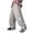 Light Gray, variant on Men's Baggy Hop Jeans Wide Leg Skater Denim Pants Casual Loose Fit Long Trousers Streetwear