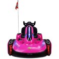 thumbnail image 3 of Montable Eléctrico The Baby Shop - go kart electrico, control remoto, 12v, luz, sonido, bluetooth Rosa -, 3 of 9