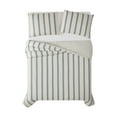 thumbnail image 3 of Truly Soft Millenial Stripe 3-Piece King Duvet Set in Ivory and Black, Polyester , Adult, All Season, OEKO-TEX Certified, 3 of 8