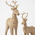 thumbnail image 4 of Wood Christmas Reindeer for Winter – Set of 2 Xmas Reindeer Figurines – Modern Black Christmas Deer Statues for Living Room, Mantel Table Christmas Decor Indoor, 4 of 14