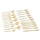 thumbnail image 5 of JUEGO DE CUBIERTOS DORADOS, CUBIERTOS COMPORTOS CON ACERO INOXIDABLE DE ACERO INOXIDABLE JUEGO DE ORO RESTENTE AL DESGASTES PARA BANQUETES DE BODA, 5 of 7