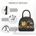 thumbnail image 4 of Easygdp 2025 Happy New Year 1 Bolsa de Almuerzo Insulada Grande, Forro de Aluminio, Diseño Espacioso, a Prueba de Fugas, Ideal para Trabajo, Picnics, Viajes y Actividades al Aire Libre, 4 of 6