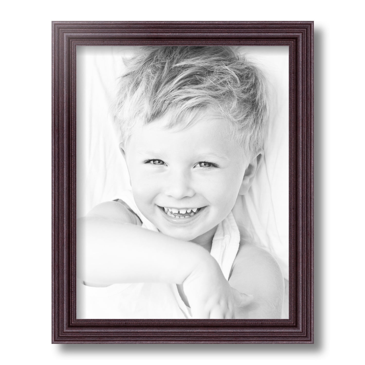ArtToFrames 11" x 14" Cherry Picture Frame, 11x14 inch Red Wood Poster Frame (WOM-4095)