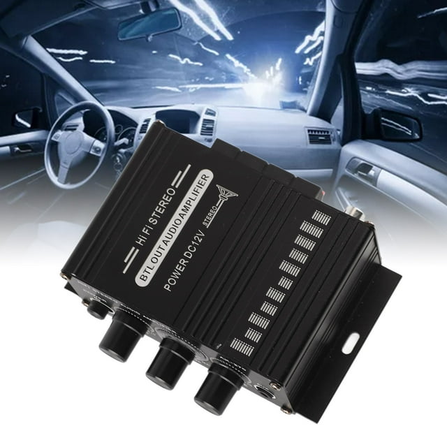 Portable Clear Sound Quality Stereo Amplifier Mini Power for Car Motorbike Home