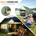 thumbnail image 4 of Truck Bed Tent 5.5ft-8ft Inflatable, Blow Up Car Tent Dual-use Truck Box Tent for 2 Person, with Pump 2 Mins Fast Setup, PU 3000mm Waterproof, Double Layer Mesh Door & Window, 4 of 6