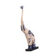thumbnail image 4 of Escultura de animal, estatua moderna de resina, figura decorativa, adorno de escritorio para escritorio, estantería, dormitorio, entrada, decoración Elefante, 4 of 9