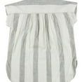 thumbnail image 2 of American Eagle Womens Stripe Button Down Blouse, Off-White, XX-Small, 2 of 2