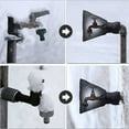 thumbnail image 5 of Outdoor Faucet Covers for Winter, 2 Packs 8.26" H x 5.9" W Black Outside Faucet Cover Freeze Protection, Reusable Waterproof Insulated Spigot Cover, Thickened Garden Faucet Socks Hose Bib Covers, 5 of 9