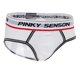thumbnail image 1 of Calzoncillos de Hombre Elásticos Escritos Ropa Interior Bañador Noche Lencería Calzones Uso Diario Deporte Blanco Yinane ropa interior para hombres, 1 of 8