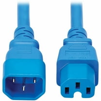 Tripp Lite series Power Cord C14 to C15 - Heavy-Duty, 10 ft, Blue P018-010-ABL