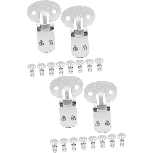HUGFEGWE Shoe Buckle Shoe Clip Button Fastener Tool Flat Blank Shoe Clips DIY Shoe Buckles Decorative Shoe UA824-18948