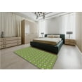 thumbnail image 5 of Ahgly Company Machine Washable Indoor Rectangle Transitional YellowGreen Area Rugs, 4' x 6', 5 of 7