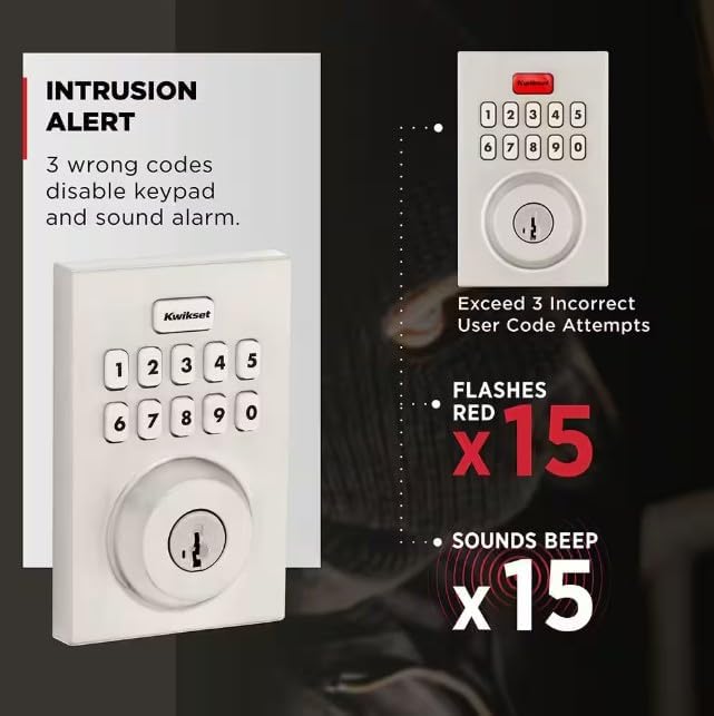 Kwikset - Powerbolt 250 - Satin Nickel Deadbolt with 10