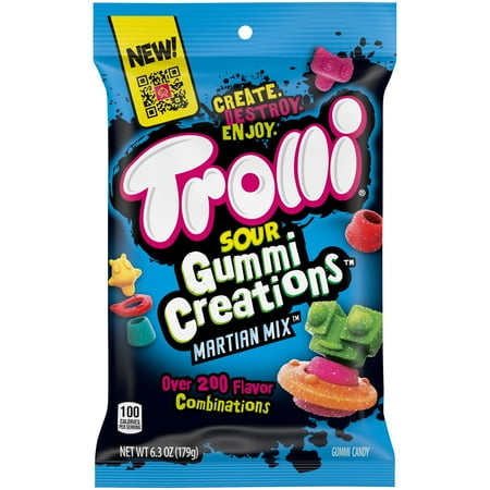Trolli Sour Gummy Creations Martian Mix Candy, 6.3 oz