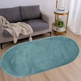 thumbnail image 5 of Wovilon Soft Bedroom Rugs Shaggys Rugs For Bedroom Oval Rugs Bath Carpet Living Room Runner Rug Soft Comfortable Water Absorption Non Slip Thick Machine Washable, 5 of 7