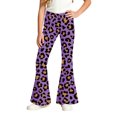 thumbnail image 5 of Kids Girls School Uniform Flare Pants Dress Bottoms Leopard Lightweight Kids Pants Girls Trousers 13-14T, 5 of 6