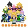 thumbnail image 1 of Set de 8 Minifiguras de Bloques de Construcción Dragón Ball Z – 4.5cm Figuras Articuladas de ABS para Niños y Coleccionistas, 1 of 9