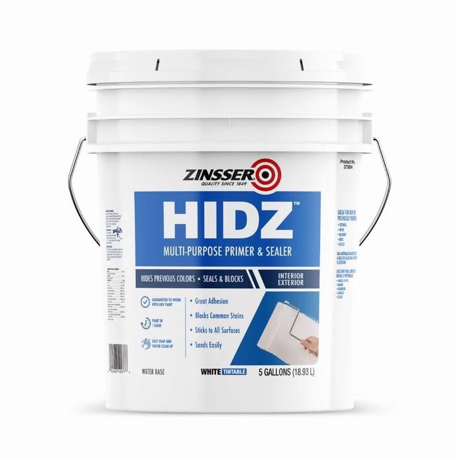 Zinsser 5 gal 373694 White HIDZ Multi-Purpose Primer & Sealer