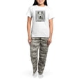 thumbnail image 4 of CafePress - White Wolf Women's Light Pajamas - Women's Short Sleeve Print T-Shirt and Pants Light Cotton Pajama Set, 4 of 7