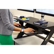 3M Precision Standing Desk, Convert Desk to Sit Stand Desk, Fully Assembled, Provides Maximum Adjustability to Achieve Your Most Comfortable Standing Work Position, Gel Wrist Rest, Mouse Pad, SD60B