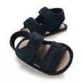 thumbnail image 4 of Splozh Baby Boys Girls Summer Sandals Outdoor Beach Anti-Slip Rubber Soft Sole Toddler First Walker Shoes,Blue 5, 4 of 6