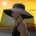 thumbnail image 4 of Women Super Wide Brim Sun Hat UPF50+ Waterproof Bucket Hat for Fishing, Hiking, Camping, 4 of 5