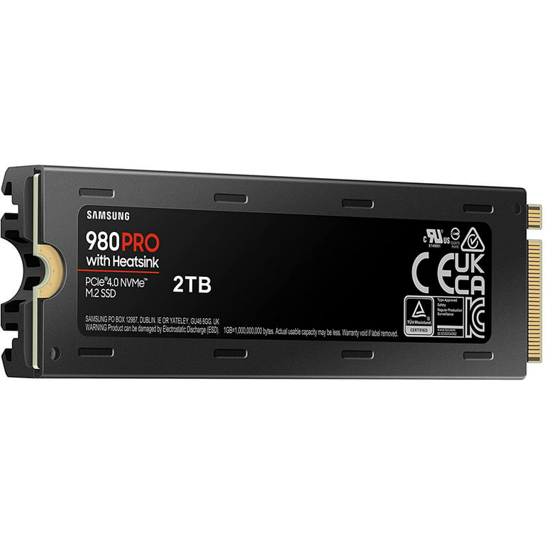 980 PRO w/ Heatsink PCIe® 4.0 NVMe™ SSD 1TB Memory & Storage - MZ-V8P1T0CW