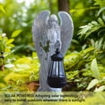 thumbnail image 4 of Figura Hadas Ehuebsd Lámpara Decorativa Estatua Ángel Solar Impermeable, 4 of 9