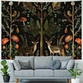 thumbnail image 4 of Orinice Owl snake moon phase vertical tapestry, witch tarot card decorative aesthetic tapestry, fairy forest mushroom flower nature wildlife tapestry wall hanging bedroom college dormitory 40x60inch, 4 of 6