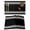 Black, variant on Sage Green Striped Placemats Set of 4 Stripes Place Mats Table Mats Kitchen Dining Home Outdoor Party Table Decoration