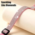 thumbnail image 3 of Mumup Rhinestone Cat Collar Breakaway, Soft Velvet Cat Collars with Bell, Adjustable Comfortable Cats Collar, 7.5-12.5 Inch for Cat, Kittens and Puppies, 3 of 7