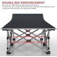 thumbnail image 4 of NAIZEA Folding Camping Cots for Adults Camping Bed Camp Cot Portable Military Cot Heavy Duty Wide Sleeping Cots with Carry Bag for Camp Office Use, 4 of 9