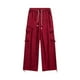 thumbnail image 1 of Pantalones largos para hombre, informales, para exteriores, de color sólido, con cintura elástica y bolsillo con cordón, ropa de trabajo, pantalones para hombre, 1 of 3