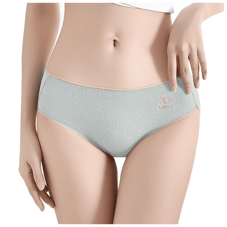 Fulorrnie Underwear for Women Seamless Breathable Comfort Briefs Panties Elastic Waist Stretchable Panty A M