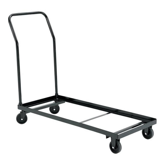 NPS 4-caster Modern Metal Steel Dolly for Series 1100 Chairs in Brown