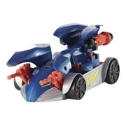 Batman - Transform & Attack Batmobile vehicle - blue, red, midnight black