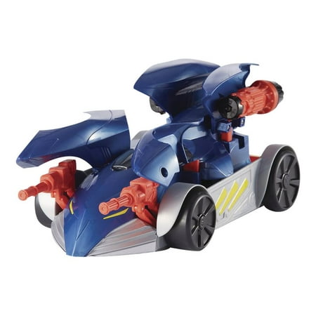 Batman - Transform & Attack Batmobile vehicle - blue, red, midnight black