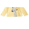 thumbnail image 3 of First Impressions Baby Girl's Cotton Giraffe T-Shirt Yellow Size 18MOS, 3 of 3