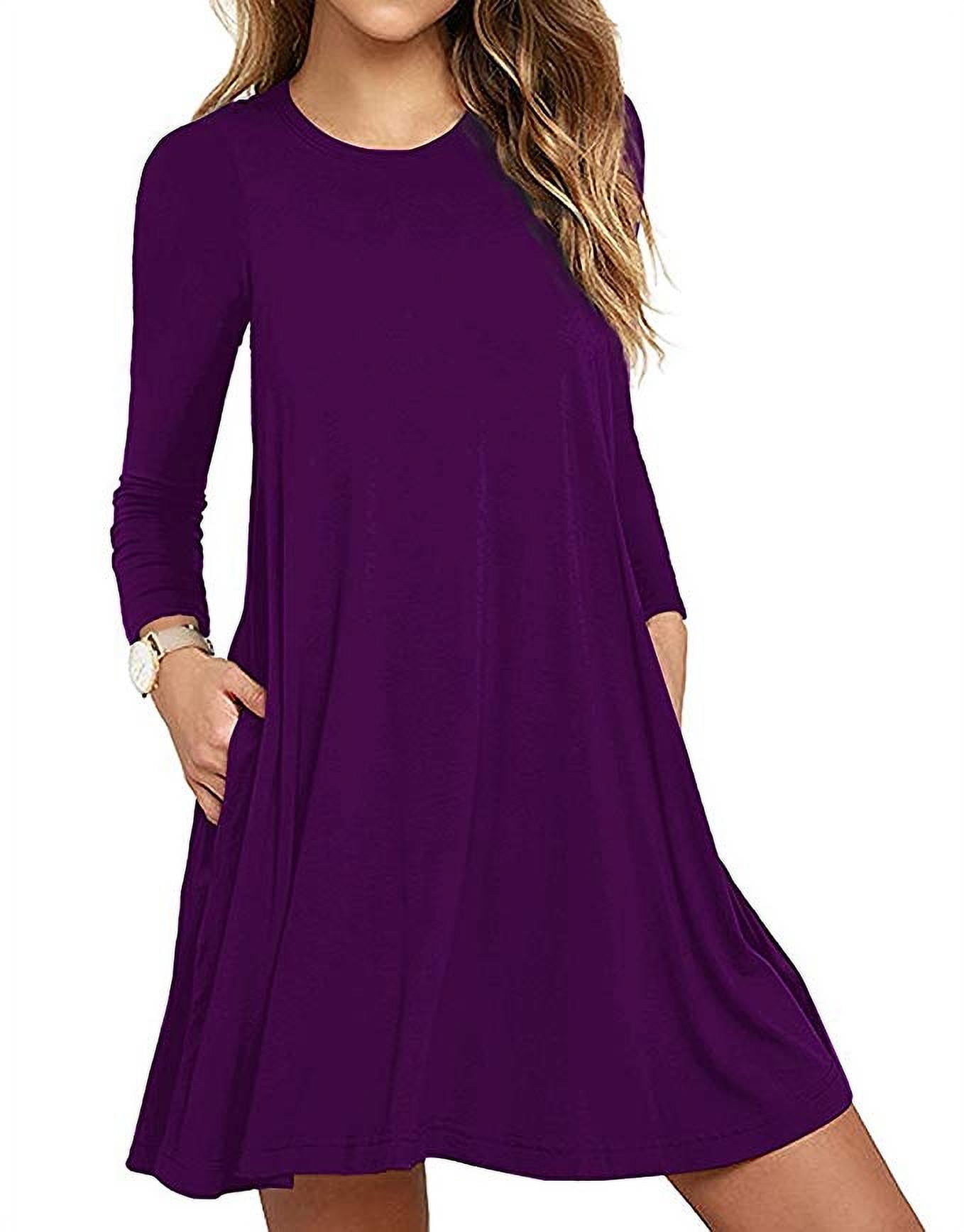 Women's Long Sleeve Pocket Casual Loose 