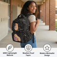 thumbnail image 3 of Yspwyqan Kids Backpack Set Ages 8-15, Bookworm Capybara Backpack and Lunch Box with Water Bottle Bag, 17 Inch Lightweight Casual Daypack Front Pocket for School Travel, 3 of 7
