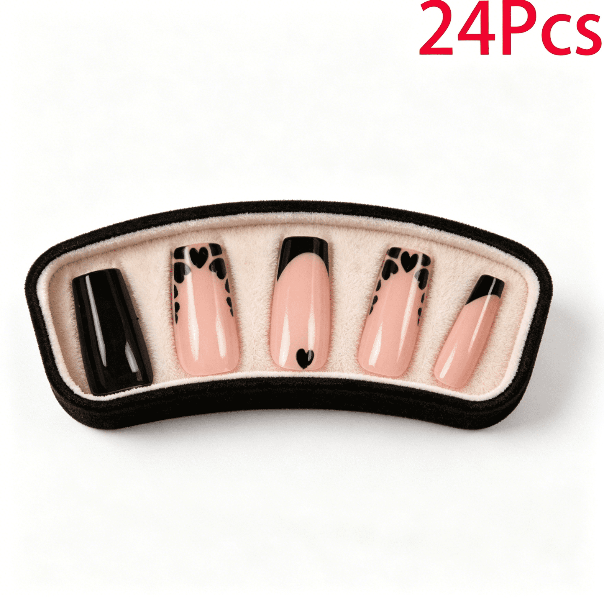 RAGUPEL 2026 New French Tip Press on Nails Short Almond Shape Short Nail Tips Safe Abs Press on Nails Short Almond Style7 for Quick Styling Special Occasions Home Use Diy Manicures