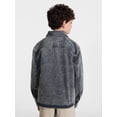 thumbnail image 3 of Weekend Academy Boys Washed Boxy Cotton Shacket with Long Sleeves, Sizes XS-XXL, 3 of 7