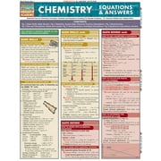 Chemistry Equations & Answers : a QuickStudy Laminated Reference Guide (Other)