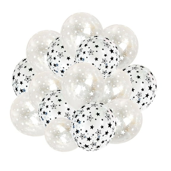 50 PCS Clear Star Balloon Birthday Party Balloons Wedding Balloons Baby shower Balloons Clear Balloons