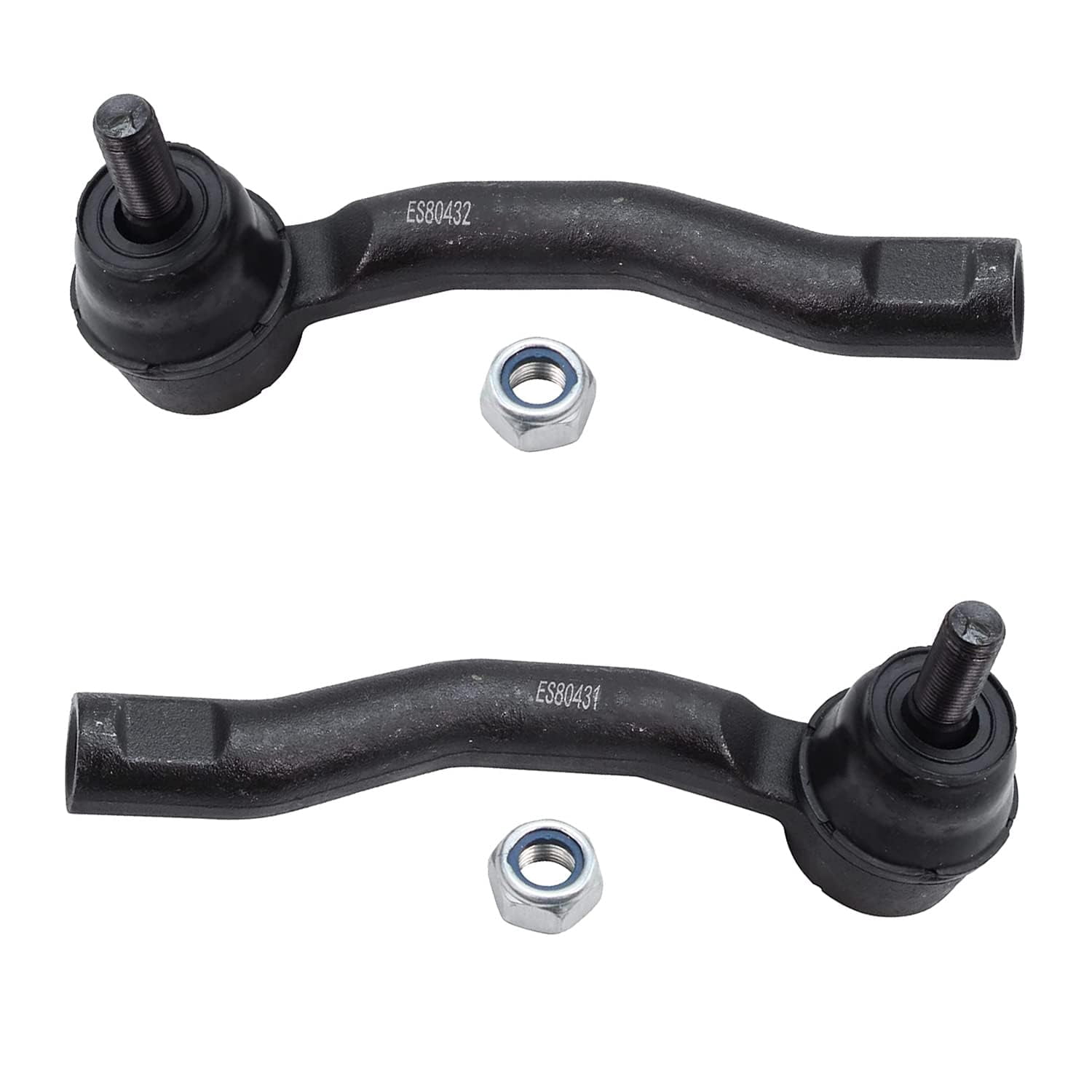 Detroit Axle - Front End 8pc Suspension Kit for 03-08 Toyota Corolla, 2 Lower Control Arms 2 Lower Ball Joints 4 Tie Rods 2004 2005 2006 2007 Replacement