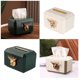 thumbnail image 1 of Paquete de 2 Cajas de Pañuelos Faciales de Lujo, Caja de Papel para Servilletas, Organizador Rectangular, Adorno para El Hogar, Baño, Tocador, Dormito Blanco verde Macarena Cubierta del soporte del tejido, 1 of 8