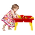 thumbnail image 5 of Hey Play Sand or Water Table with Lid and Toys - Playset with Sensory Bins, 5 of 8