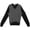 Gray / Black, variant on Gran Sasso Men's Grey V-Neck Pullover Sweater - 38 US / 48 EU